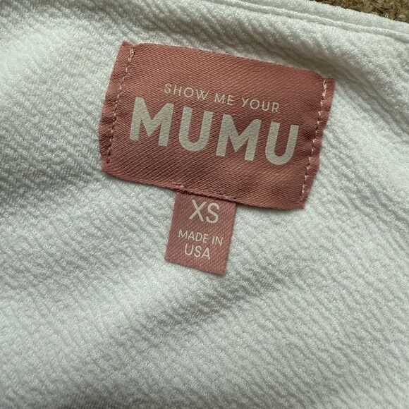 Dory Bodysuit in Bone Stretch Show Me Your Mumu Size XS - Picture 6 of 8